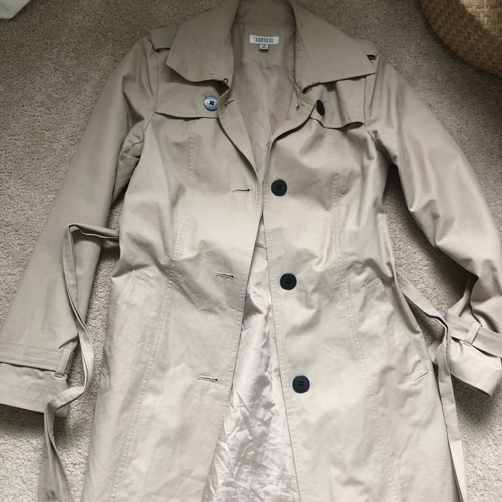 Barney’s Camel Tan Trenchcoat